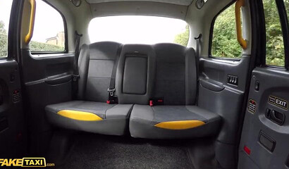 Sexy Blonde Honour May Gets Pounded In A Taxi