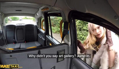 Sexy Blonde Honour May Gets Pounded In A Taxi