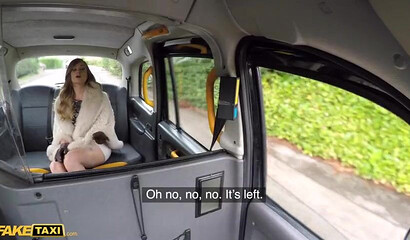 Sexy Blonde Honour May Gets Pounded In A Taxi