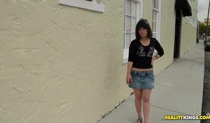 Horny Emo Teen Milks A Big Black Cock