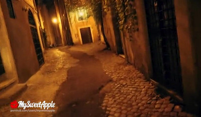 Sex Couple In Rome Fuck Hard In Public