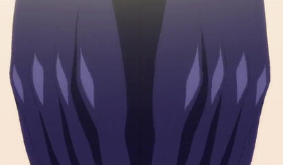 Anime maid with big ass squirts during rough sex