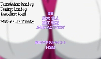 Anime maid with big ass squirts during rough sex