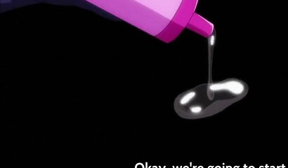 Anime maid with big ass squirts during rough sex