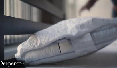 Ebony chick Ashley Aleigh dominated and fucked hard