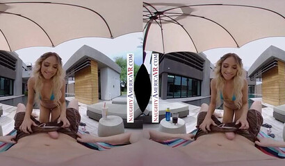 Sensual blonde Khloe Kapri gives a stunning blowjob in 3D