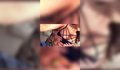 Nasty cougar Richelle Ryan performs a sensual cock sucking