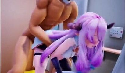 Hentai compilation of anime tarts playing with big boobs