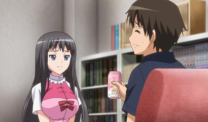 Petite brunette anime whore rammed by a big dick