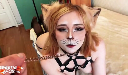 Fiery redhead fucks hardcore in the doggystyle