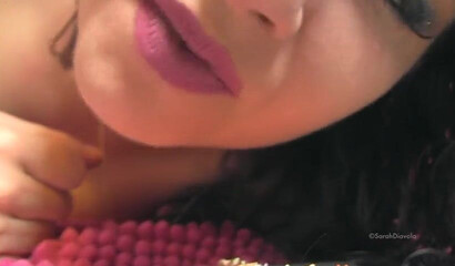 Giantess whore with large boobs gets lost in her fetish