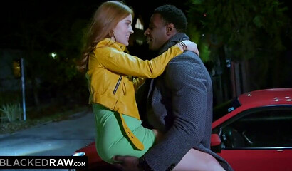 Delicious Jia Lissa redhead drilled with a big black cock