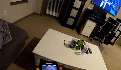 Horny Brunette Begs Her Stepbro To Creampie Her