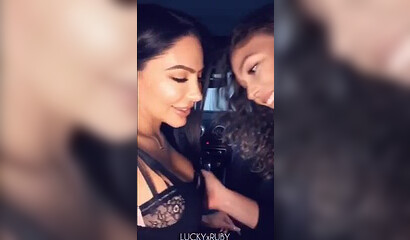 Naughty Latinas Lela and Ruby Seduce Their Uber Driver