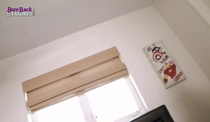Horny stepdaughter Skylar Vox in a romantic pov fucking session