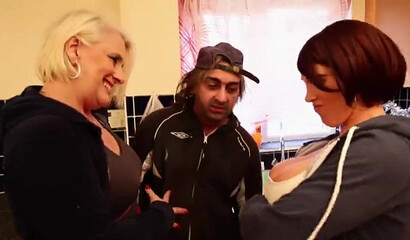 British threesome with Alyssa Divine and Jess West