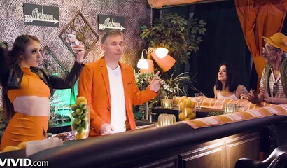 Stunning babe Gia Derza drilled wild and crazy doggystyle