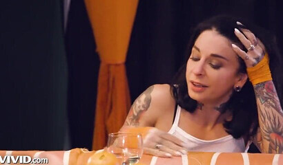 Stunning babe Gia Derza drilled wild and crazy doggystyle