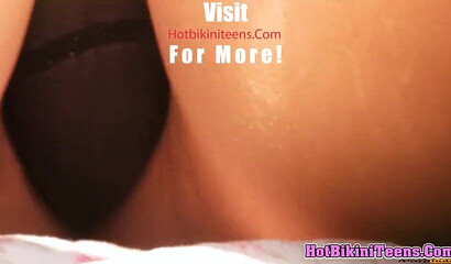 Gorgeous Latina Milf Has A Big Cameltoe In A Tight Bikini