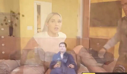 Showering turns into anal destruction for this slut