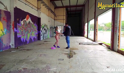 Alberto Blanco nails Russian slut Daniella Margot in public