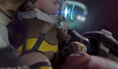 Slutty Overwatch Anime Hottie With Big Tits Pounded Hard