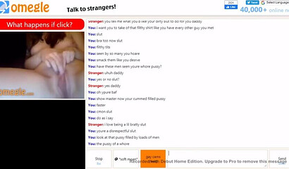 Teenager redhead performs a solo female show on webcam