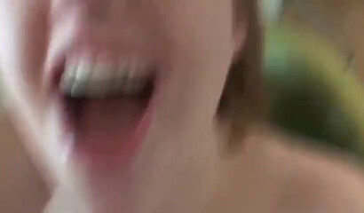 Brunette teen gets a big cock up her tight asshole