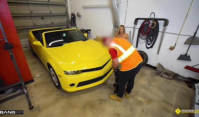 Horny Milf Seduced And Banged Her Mechanic Tucker Stevens