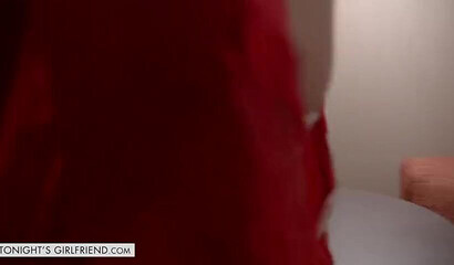 Delicious Blonde Sophia Deluxe In Stockings Bangs Client In Hotel
