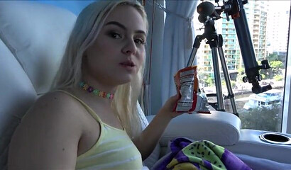 Beautiful Blonde Aria Let Her Stepbrother Alex Adams Fuck Her